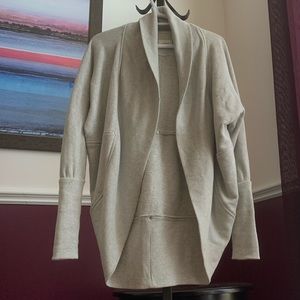 Wilfred small grey Diderot cardigan